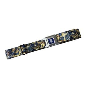 Buckle Down Seatbelt Belt Unisex Doctor Who Blue Nylon Metal Buckle Sci-Fi Booth